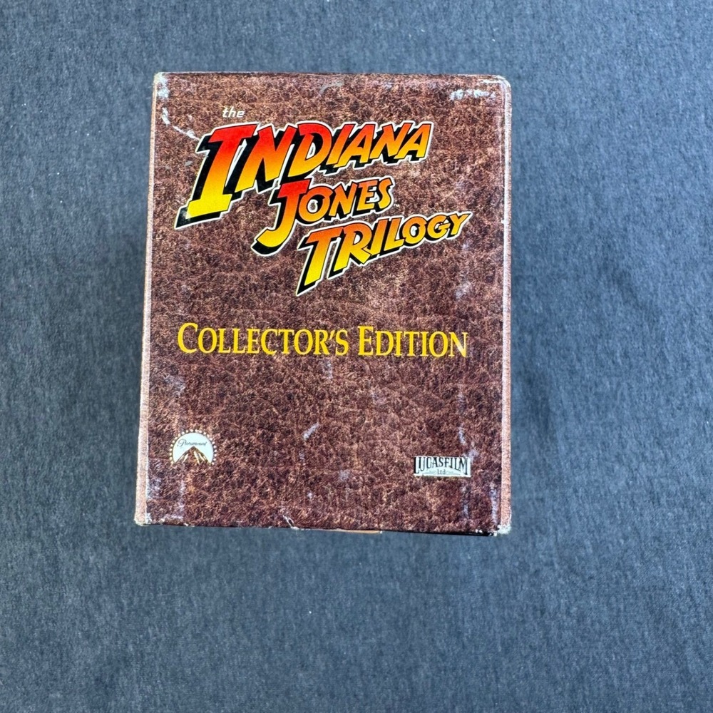 Indiana Jones Trilogy VHS Collector's Edition Raiders Temple Crusade